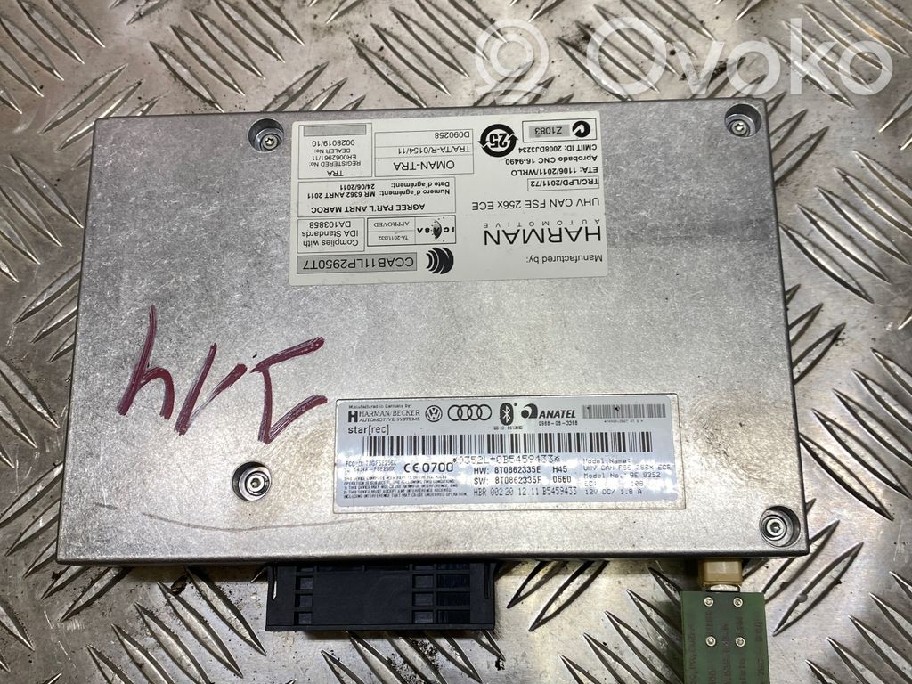 Audi A4 S4 B8 8K Bluetooth modulis 