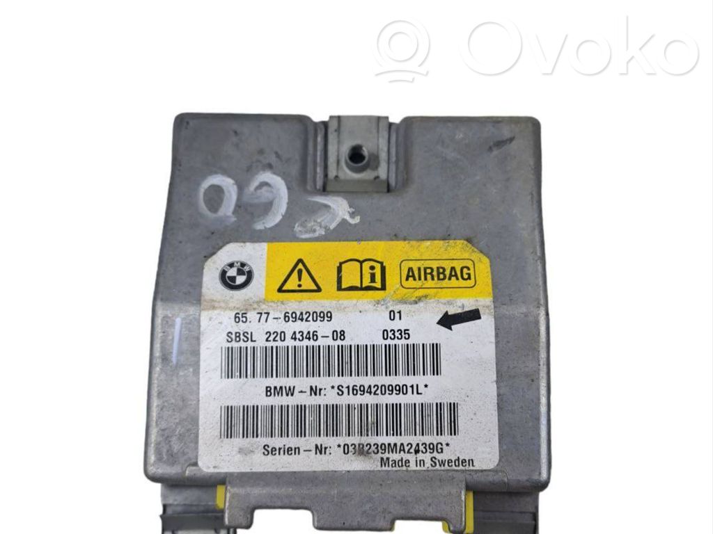 Airbag control unit/module   6942099,220434608,S1694209901L,65776942099