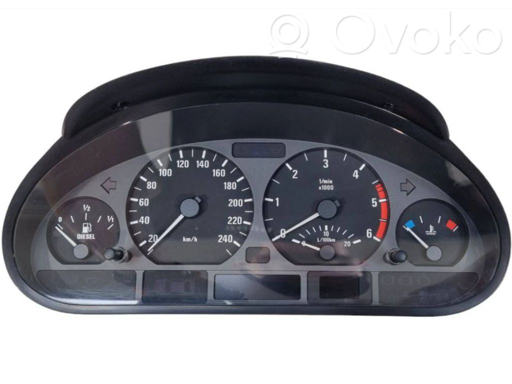 BMW 3 E46 Spidometrs (instrumentu panelī) 
