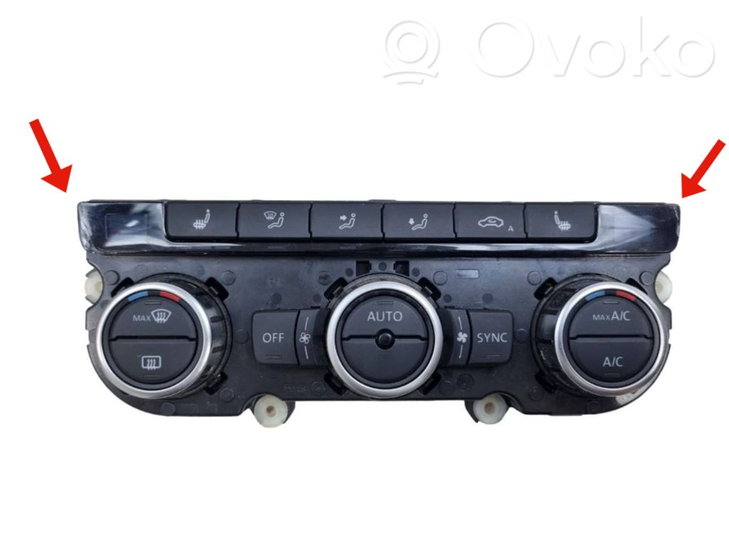 Volkswagen PASSAT B7 Panel klimatyzacji 