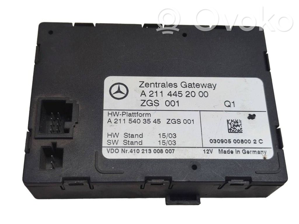 Mercedes-Benz E W211 Gateway control module 