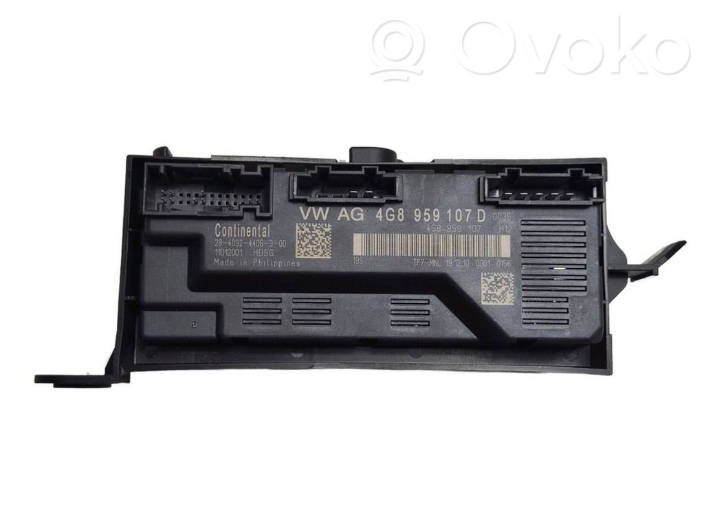 Tailgate/trunk control unit/module   4G8959107D,4G8959107