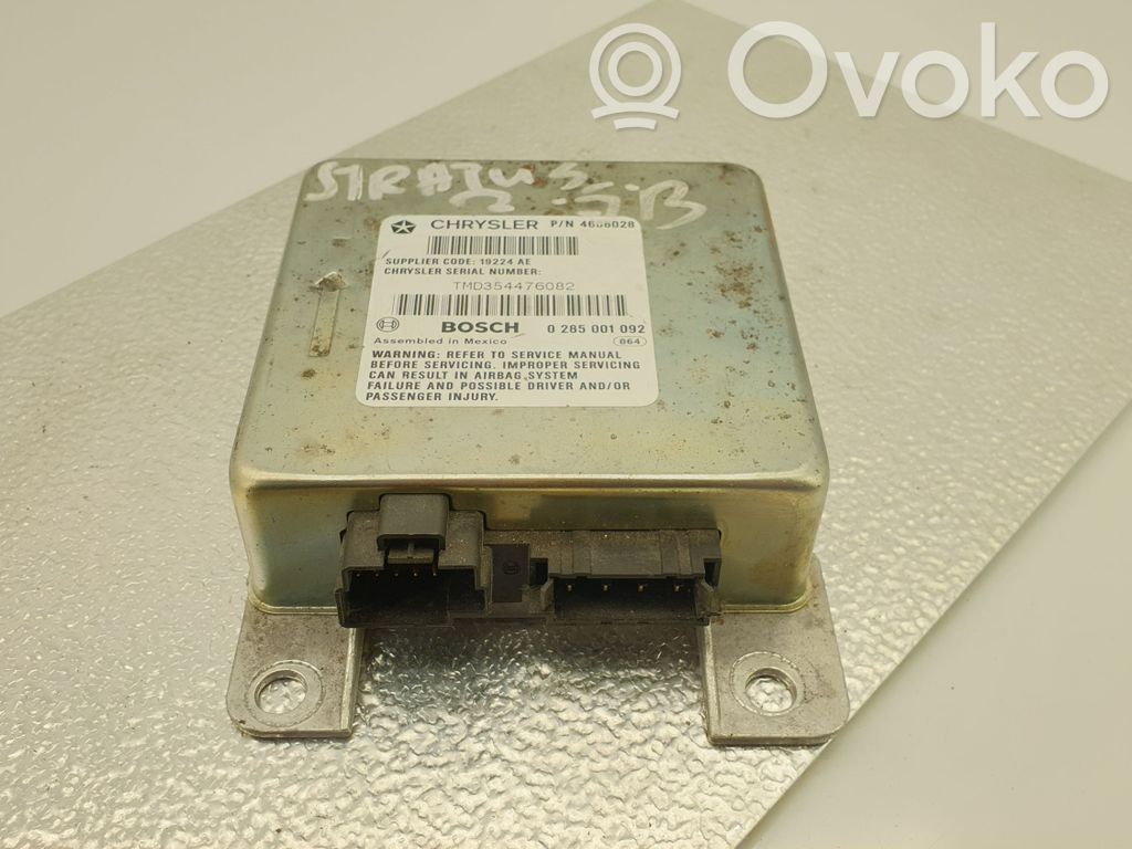 Chrysler Stratus Airbag control unit/module 