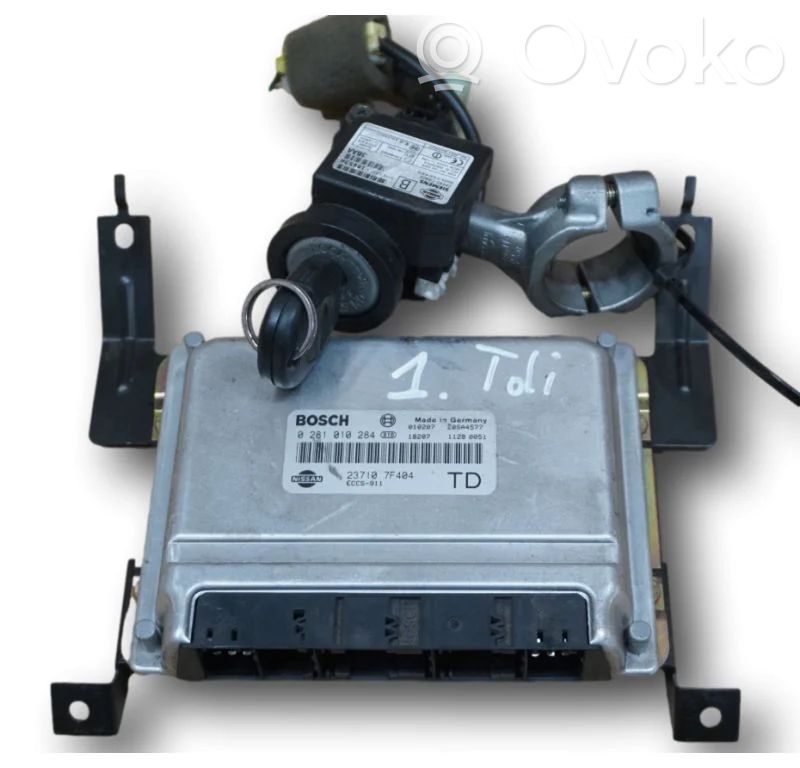 Nissan Terrano Engine ECU kit and lock set 