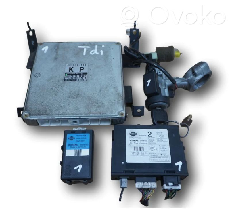 Nissan Terrano Engine ECU kit and lock set 