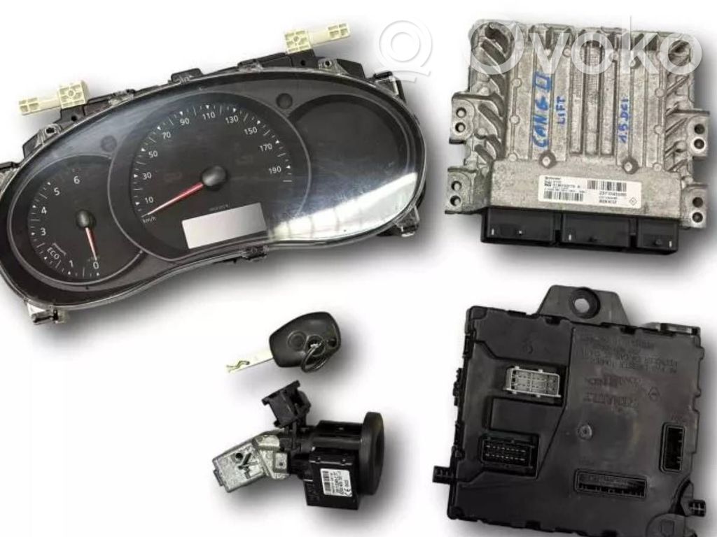 Renault Kangoo II Engine ECU kit and lock set 
