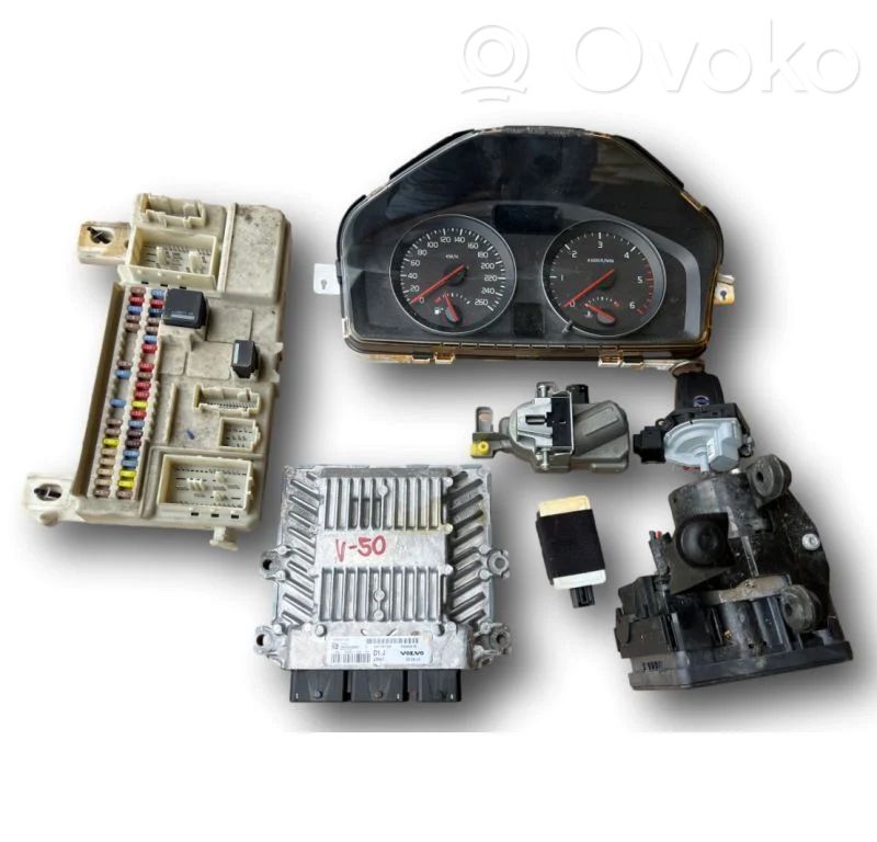 Volvo V50 Engine ECU kit and lock set 