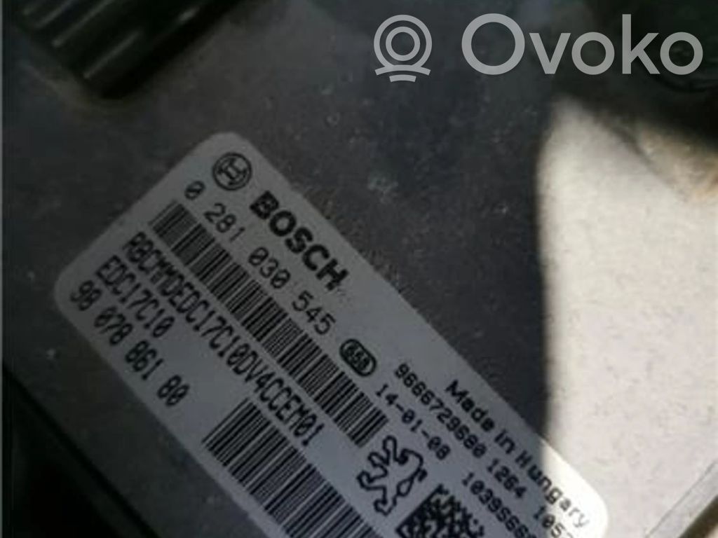 Peugeot 208 I Engine control unit/module ECU 