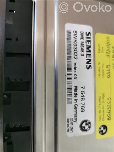 BMW 5 E60 E61 Engine control unit/module ECU 