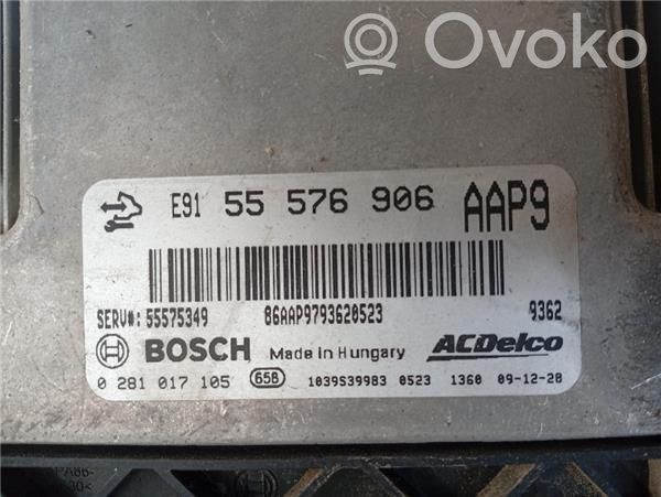 Engine control unit/module ECU   55576906AAP,281017105