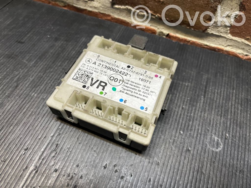 Door control unit/module   A2139002422,A2139010608,A2139027313