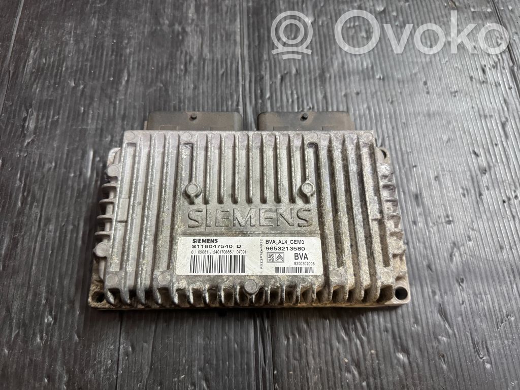 Citroen C4 I Gearbox control unit/module 
