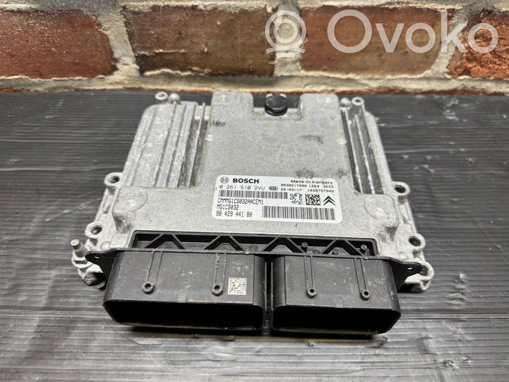 Engine control unit/module ECU   9642944180,9838217080,0261S102VU