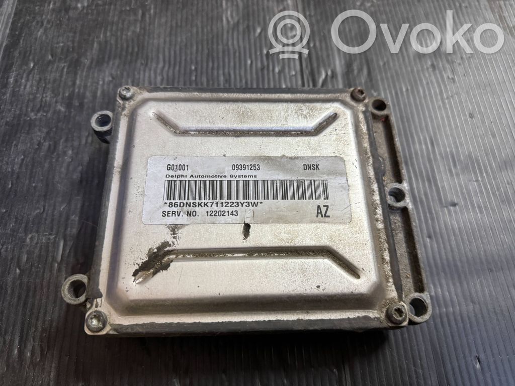 Engine control unit/module   09391253,G01001,12202143