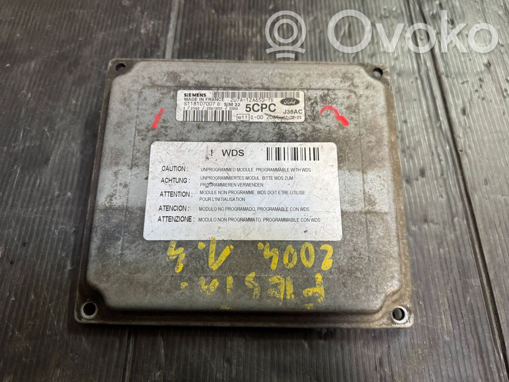 Ford Fiesta Calculateur moteur ECU 