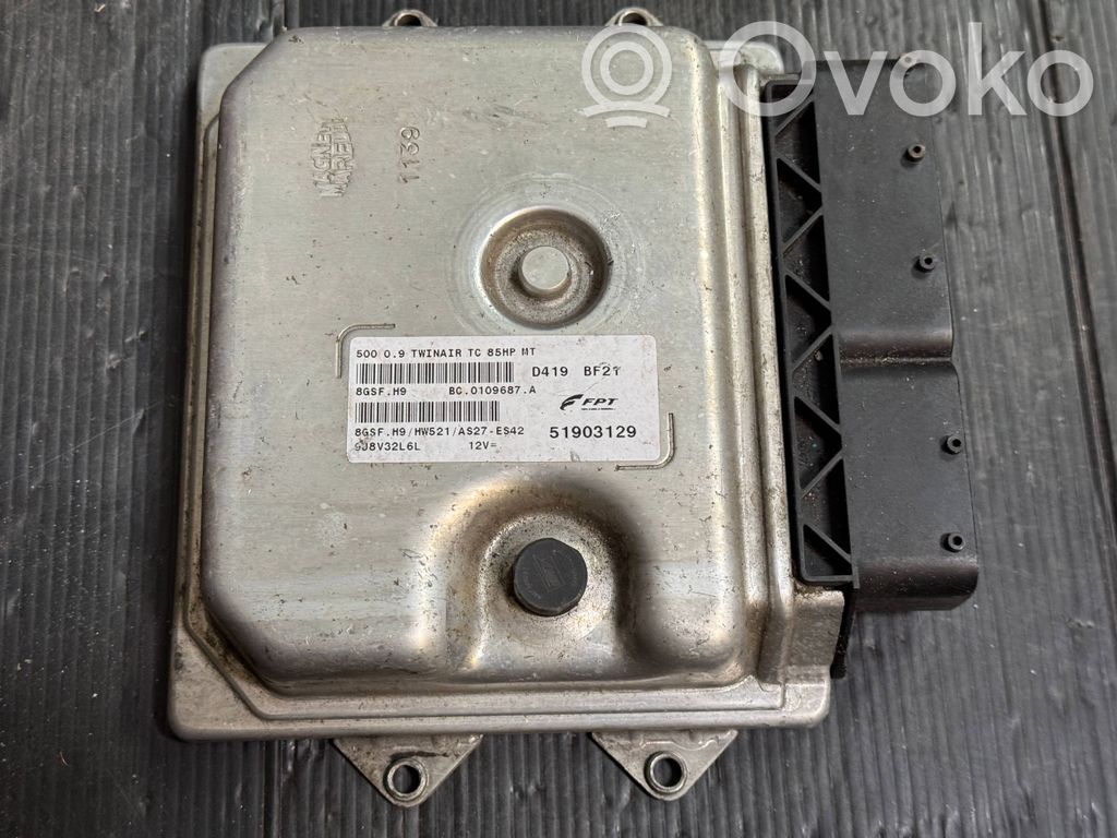 Fiat 500 Engine control unit/module 