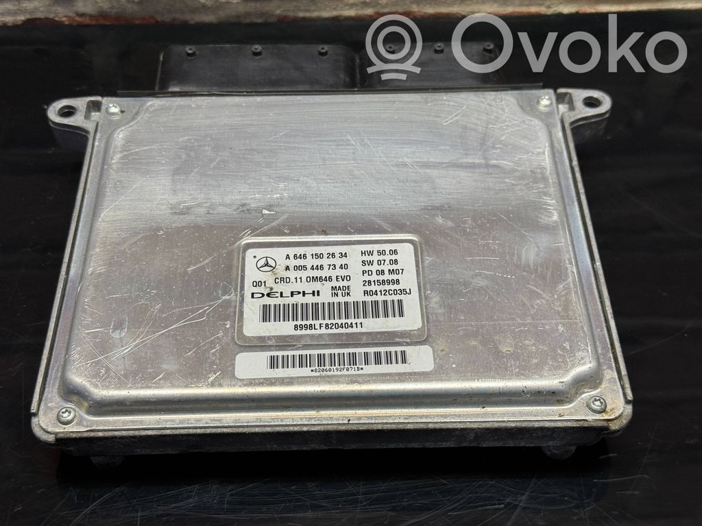 Mercedes-Benz C W204 Engine control unit/module 