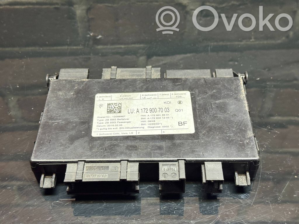 Mercedes-Benz E W212 Module de commande de siège 