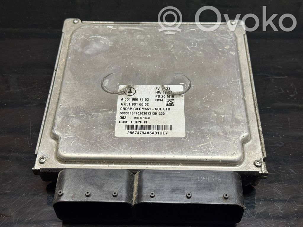 Mercedes-Benz Sprinter W906 Engine control unit/module 