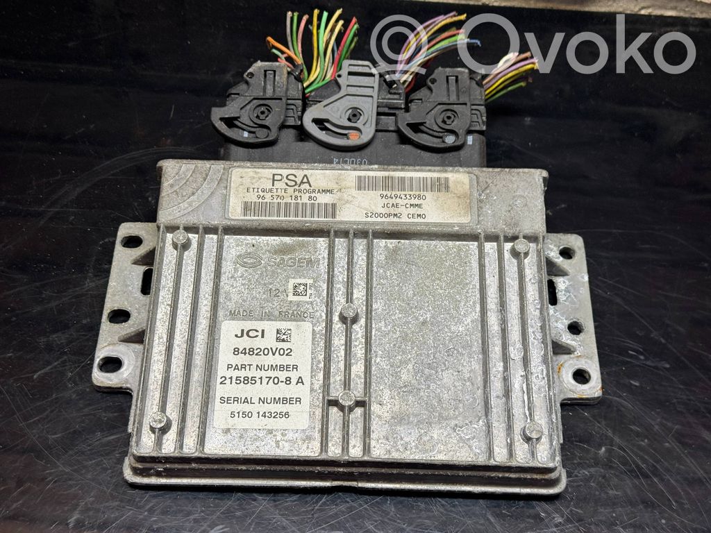 Engine control unit/module   9649433980,9657018180,S2000PM2