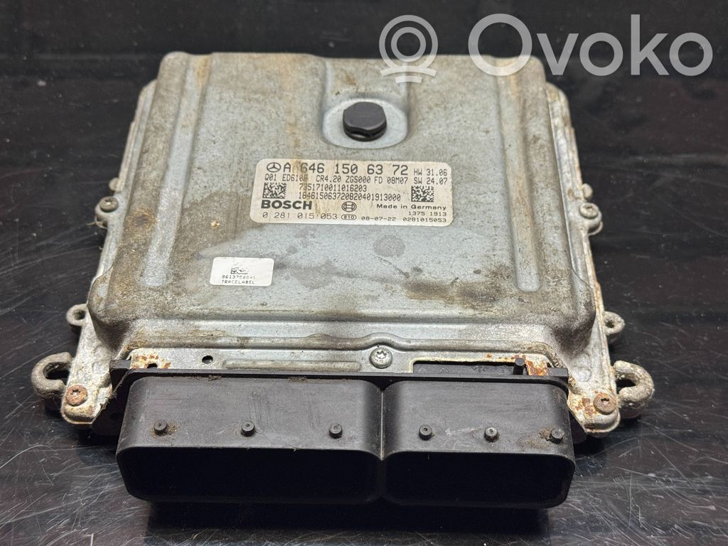 Engine control unit/module   A6461506372,0281015053