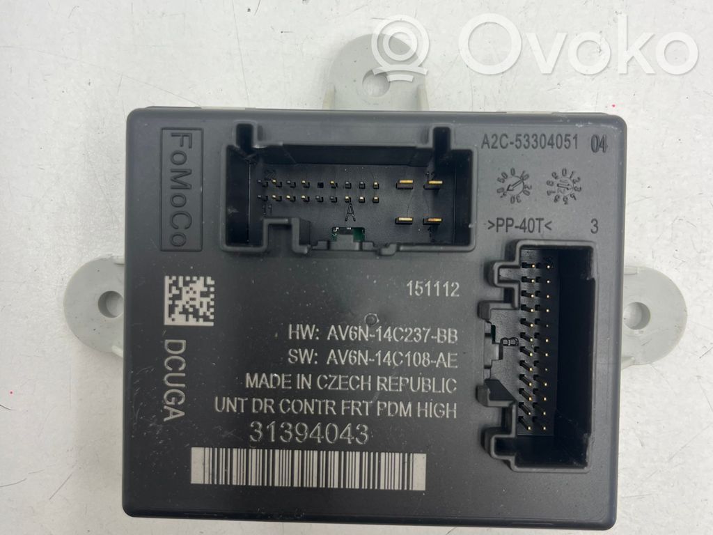 Volvo V60 Durų elektronikos valdymo blokas 