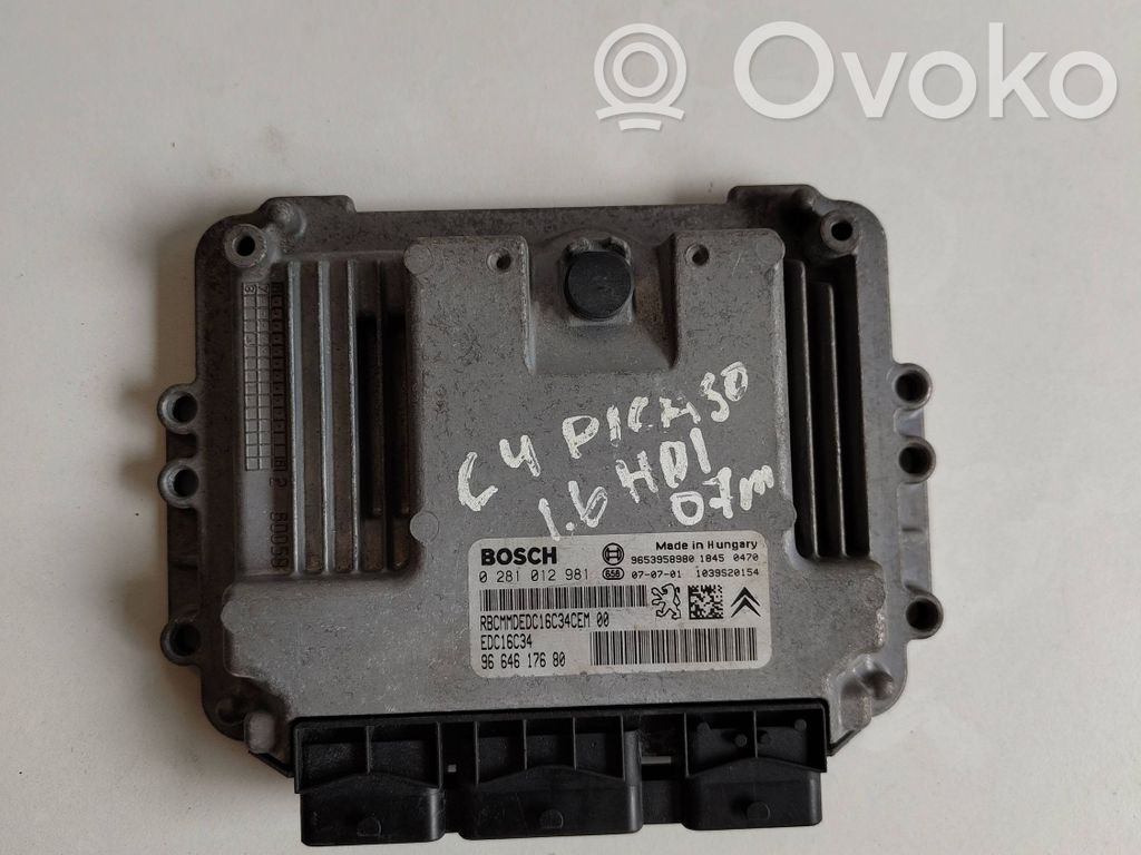Citroen Berlingo Engine control unit/module 