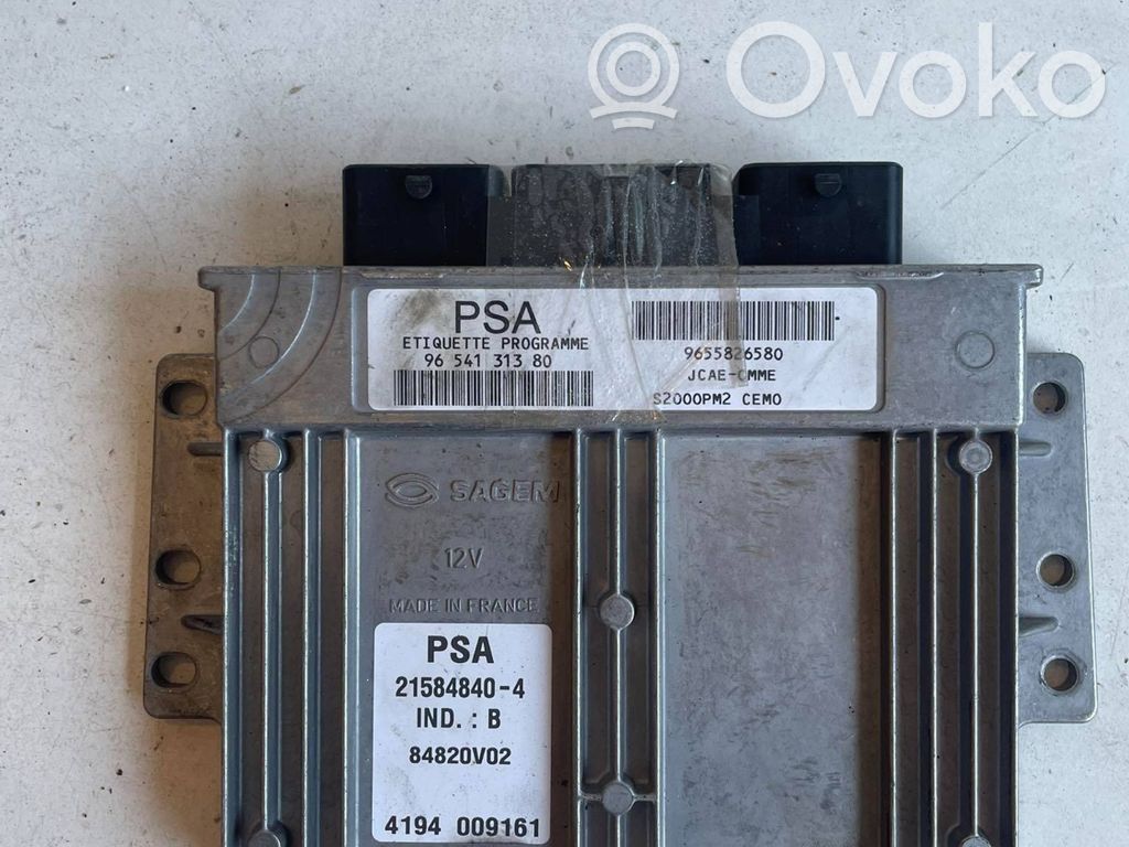 Peugeot 407 Engine control unit/module 