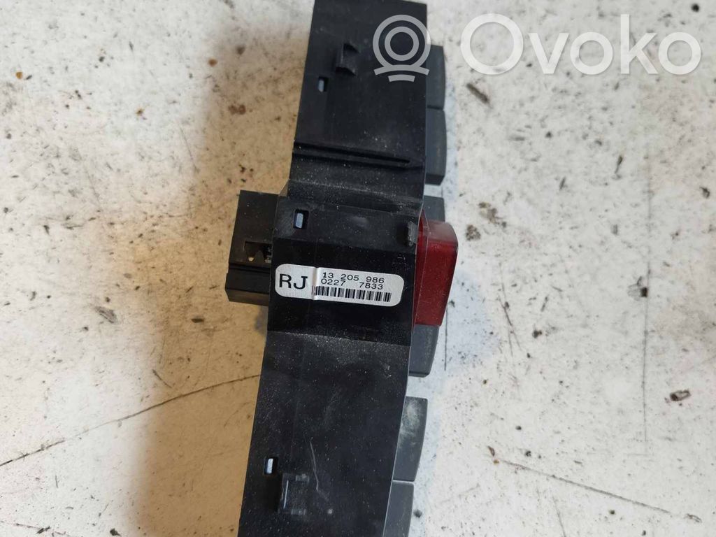 Opel Corsa D Hazard light switch 