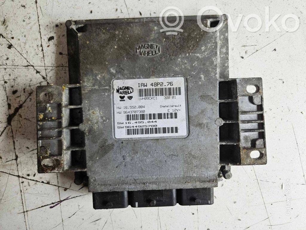 Peugeot 206 Engine control unit/module 