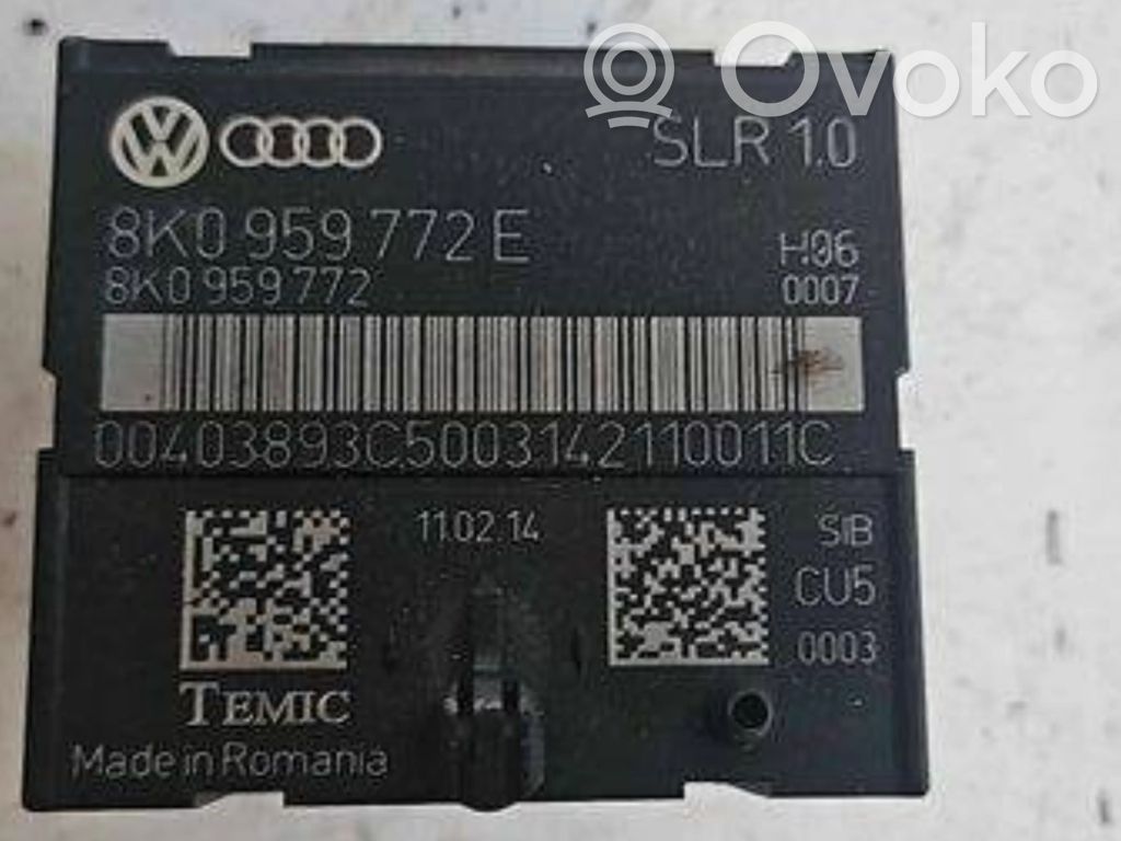 Module de commande de siège   8K0959772E,8K0959772,8K0959772C