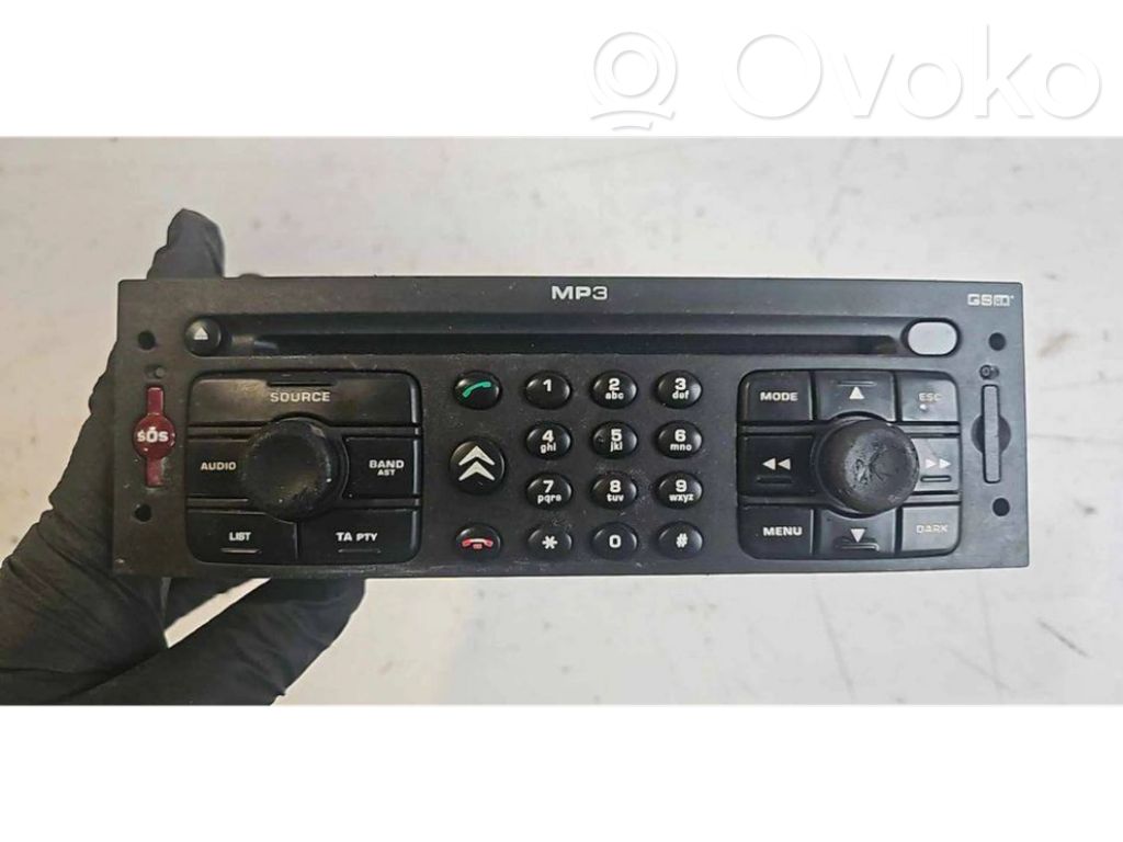 Citroen C4 Grand Picasso Panel / Radioodtwarzacz CD/DVD/GPS 