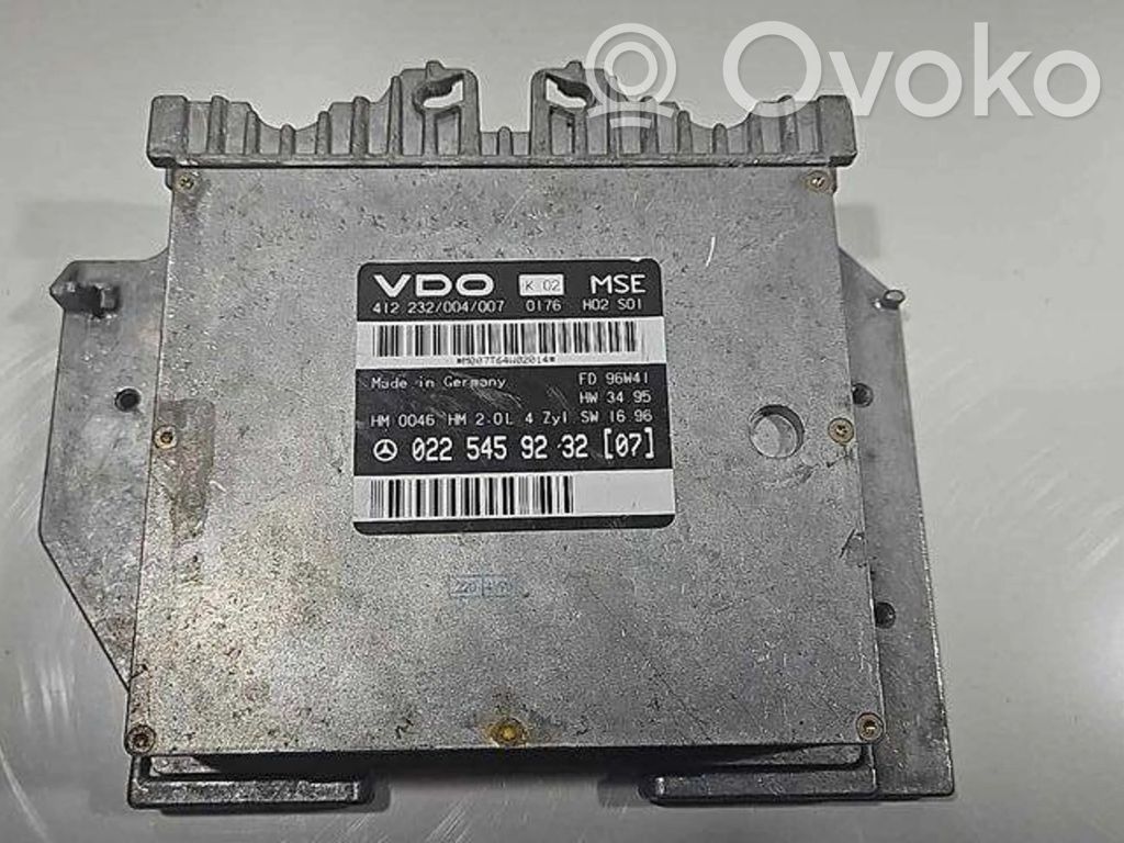 Mercedes-Benz E W210 Engine control unit/module 