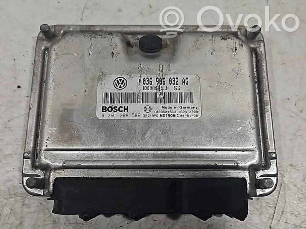 Engine control unit/module   036906032AG,1039S04563,0261208589
