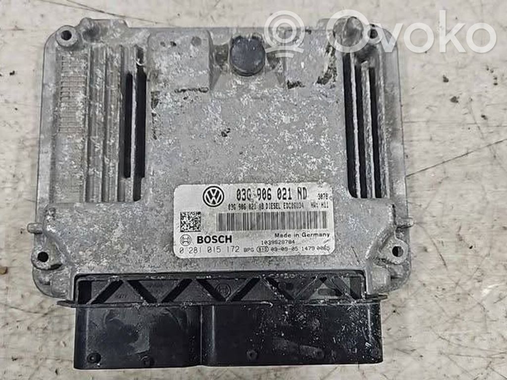 Volkswagen PASSAT B6 Engine control unit/module 