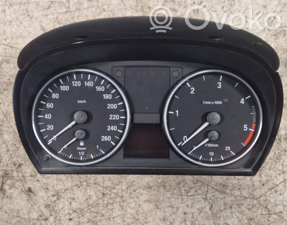 BMW 3 E90 E91 Speedometer (instrument cluster) 