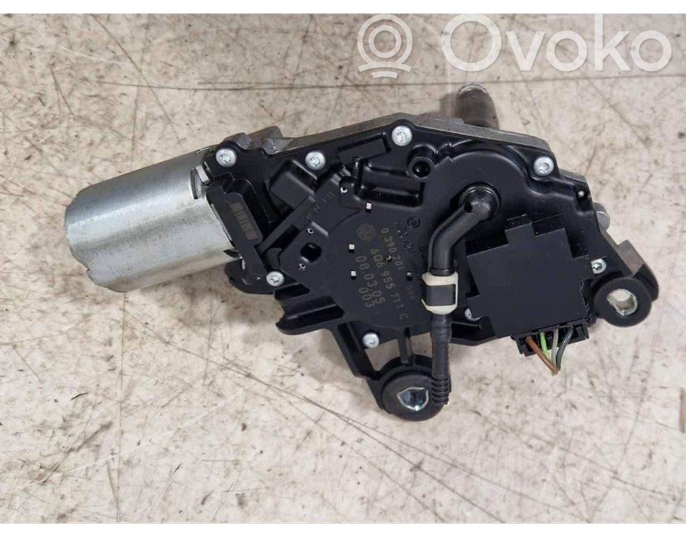 Volkswagen Polo IV 9N3 Rear window wiper motor 