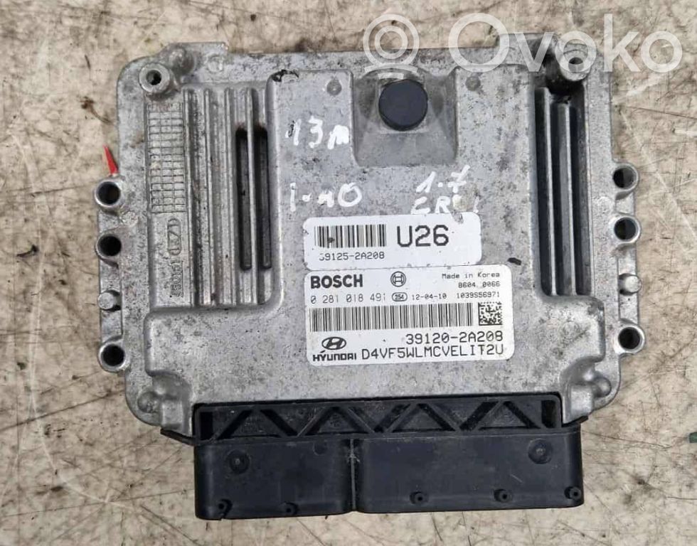 Engine control unit/module   0281018491,391252A208,391202A208