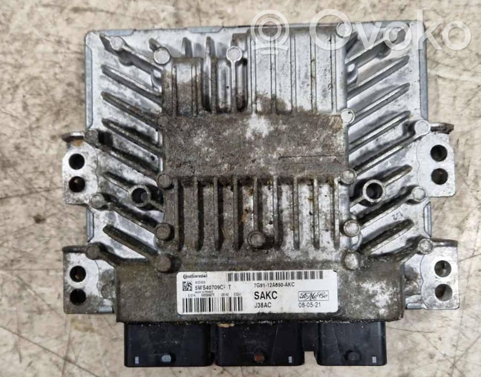 Engine control unit/module   5WS40709CT,7G9112A650AKC