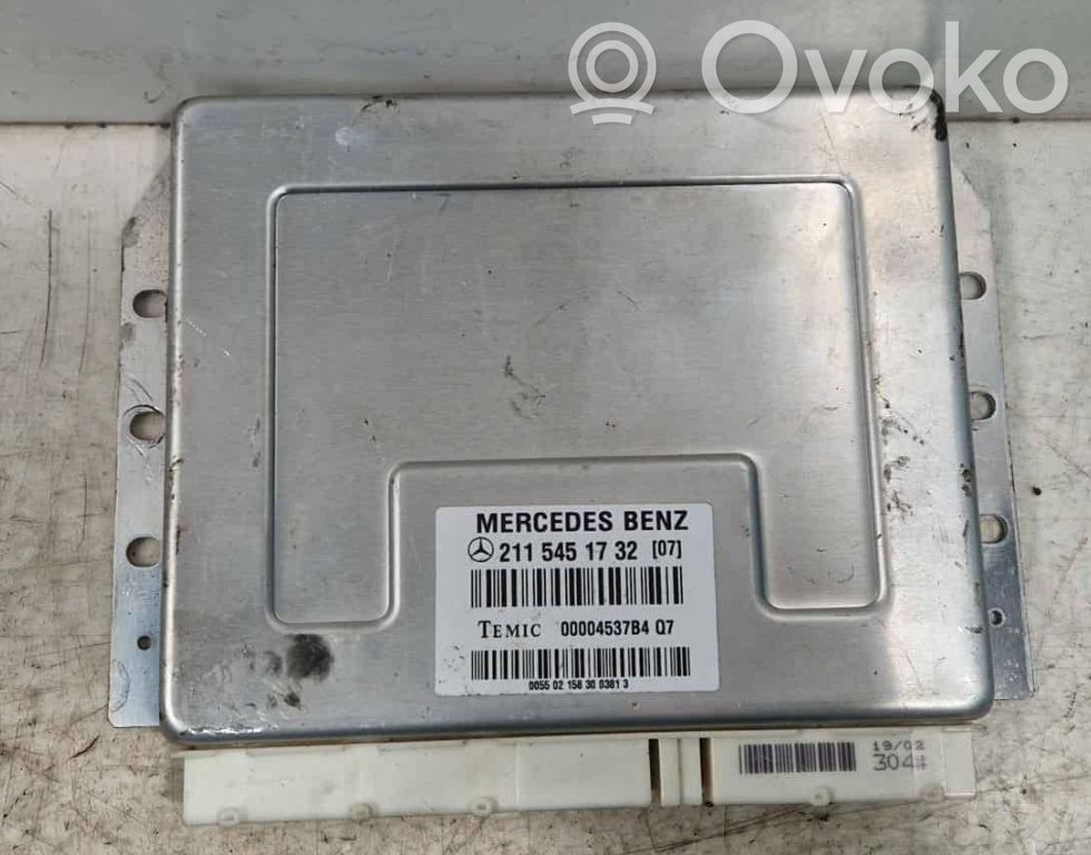 Mercedes-Benz E W211 Module de commande suspension 