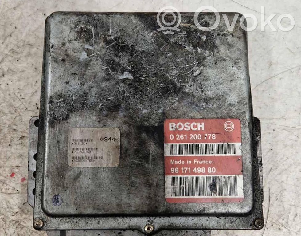 Peugeot 206 Engine control unit/module 