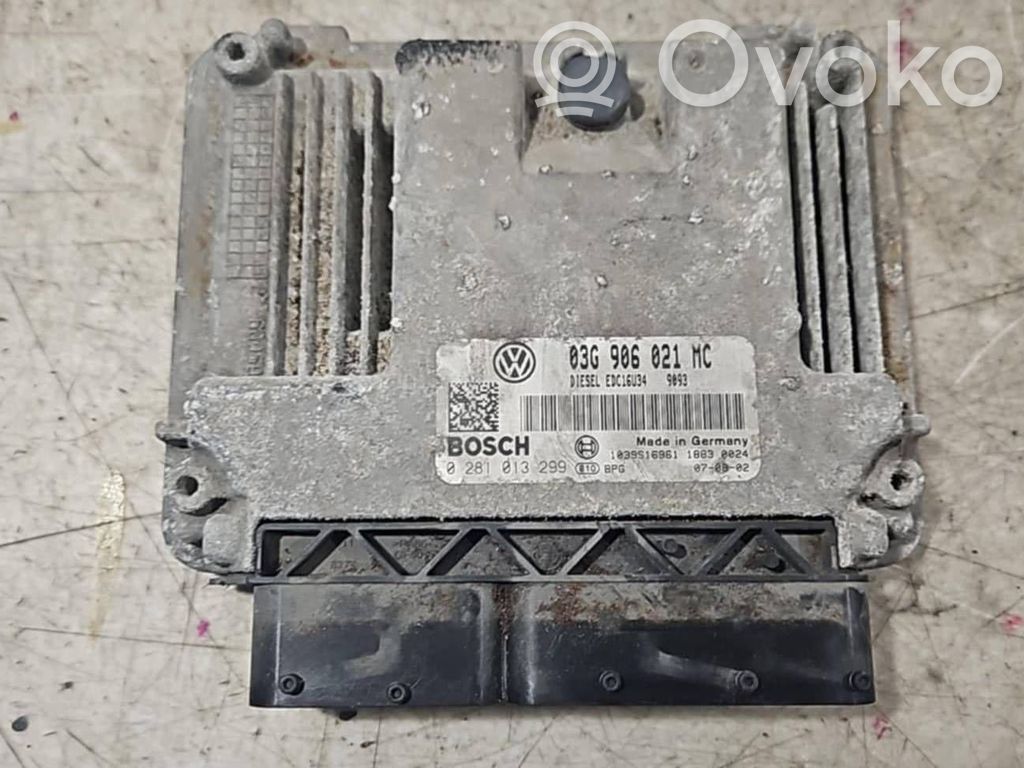 Skoda Octavia Mk2 (1Z) Engine control unit/module 