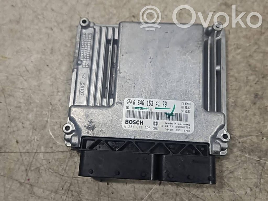 Engine control unit/module   A6461534179,0281011328,1039S01793