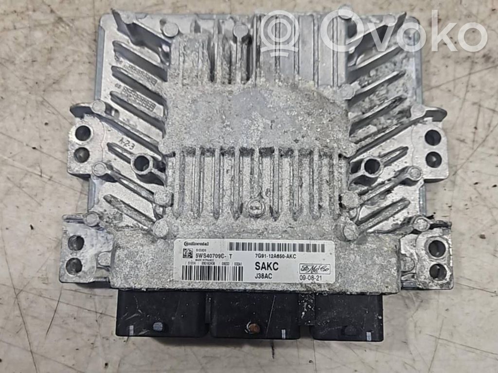 Engine control unit/module   5WS40709CT,7G9112A650AKC