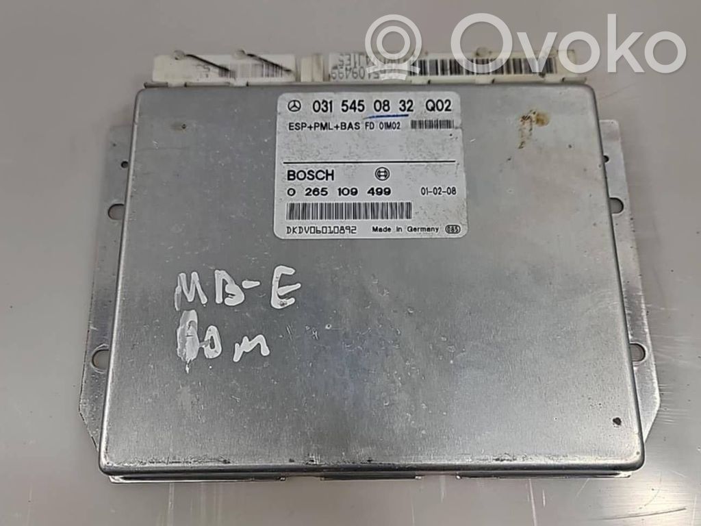 Mercedes-Benz E W210 ESP (stability system) control unit 