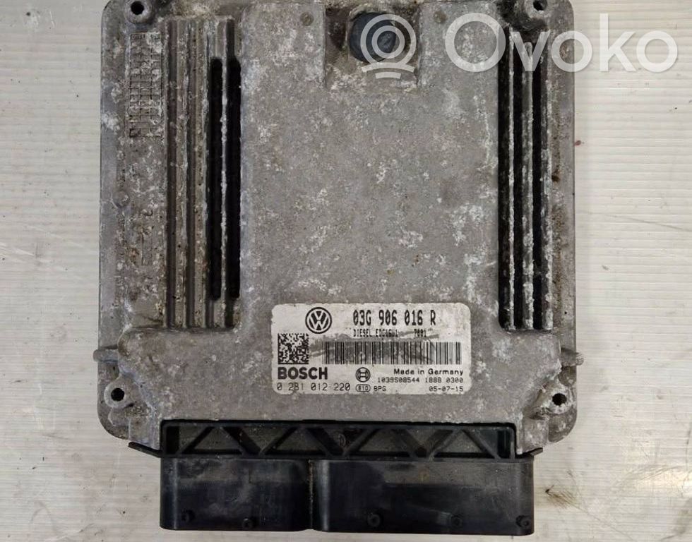 Engine control unit/module   0281012220,03G906016R,1039S08544