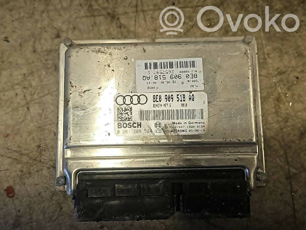 Audi A4 S4 B7 8E 8H Unidad de control/módulo del motor 