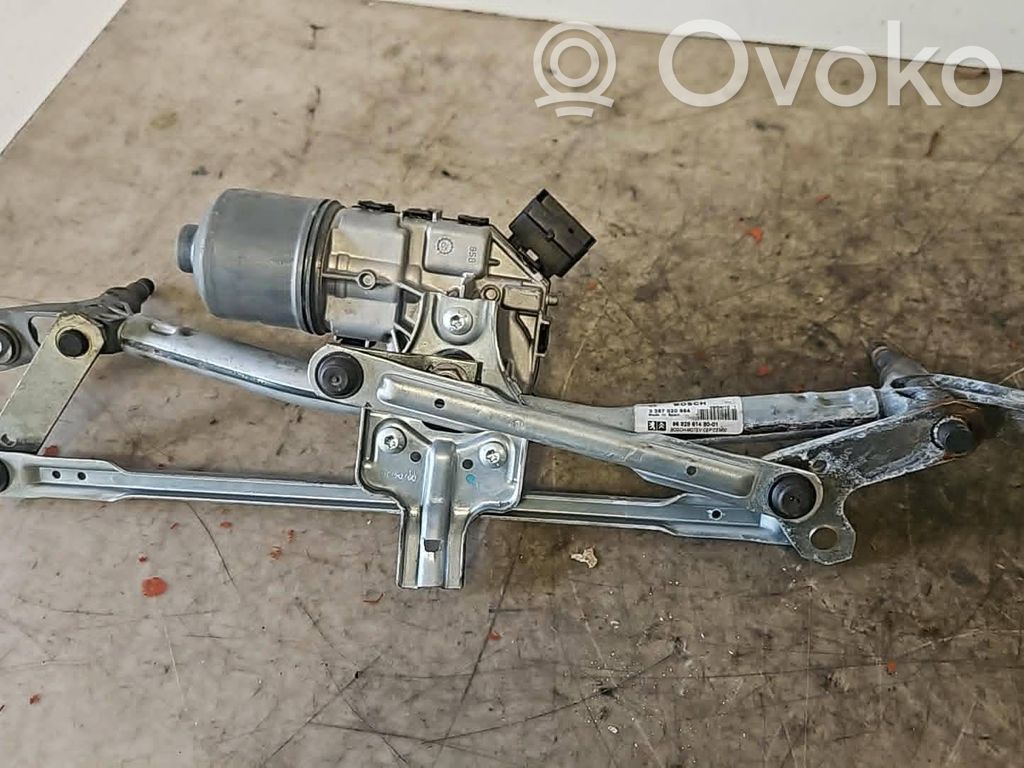 Peugeot Partner Wischergestänge Wischermotor vorne 