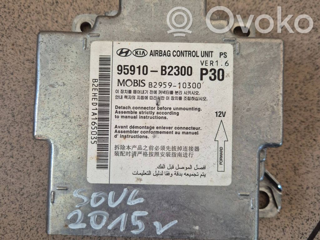 KIA Soul Airbag control unit/module 