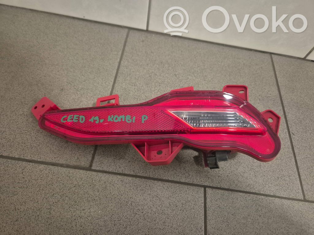 KIA Ceed Rear bumper light 